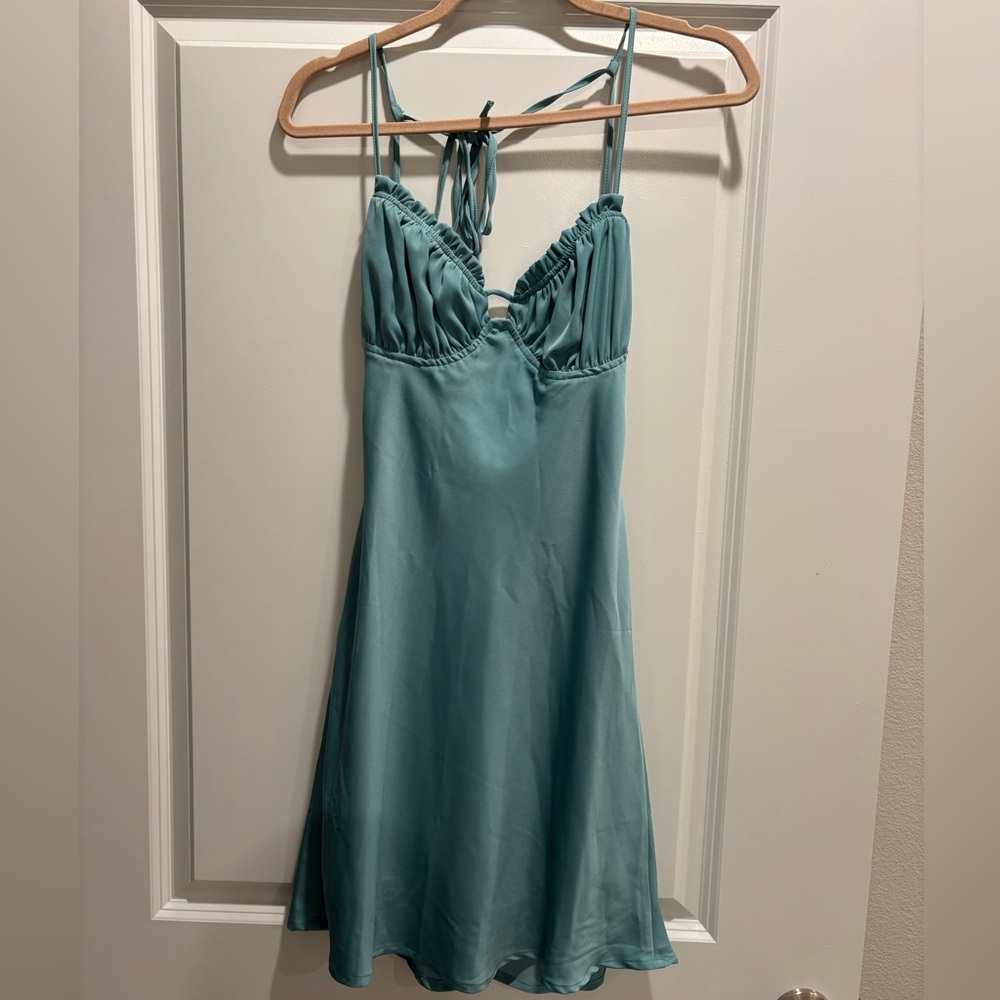 Elegant Teal Dress